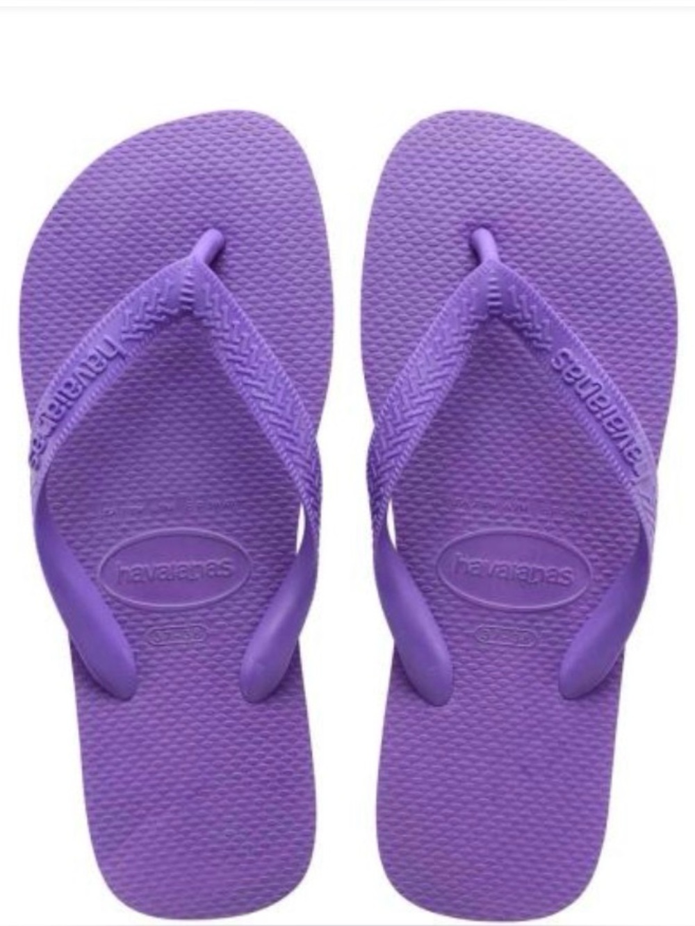 Havaianas Purple Top Flip Flops